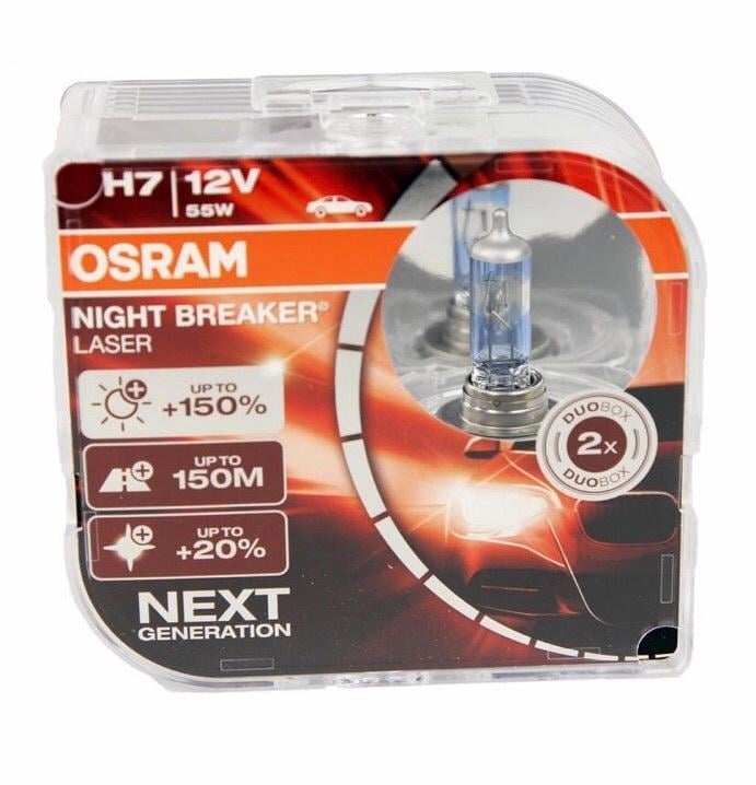 Лампы галогенные Osram Night Breaker LASER H7 55W - фото 2