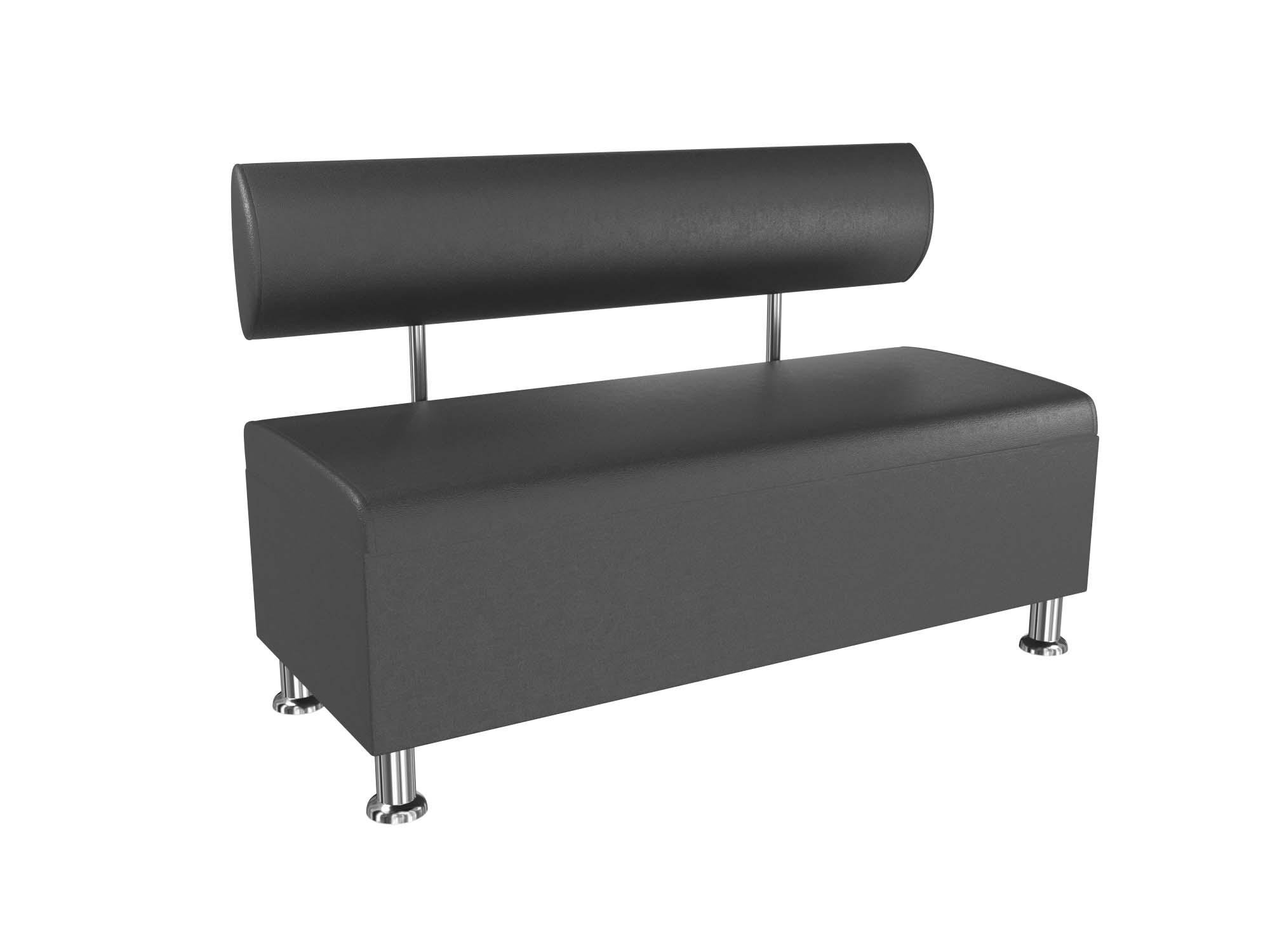 Диван офісний BNB Mini Plus Флай 120 см Чорний (2230)