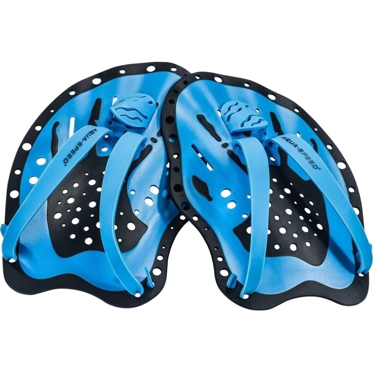 Лопатки для плавания Aqua Speed SWIM PADDLE Сине-черный (148-01)