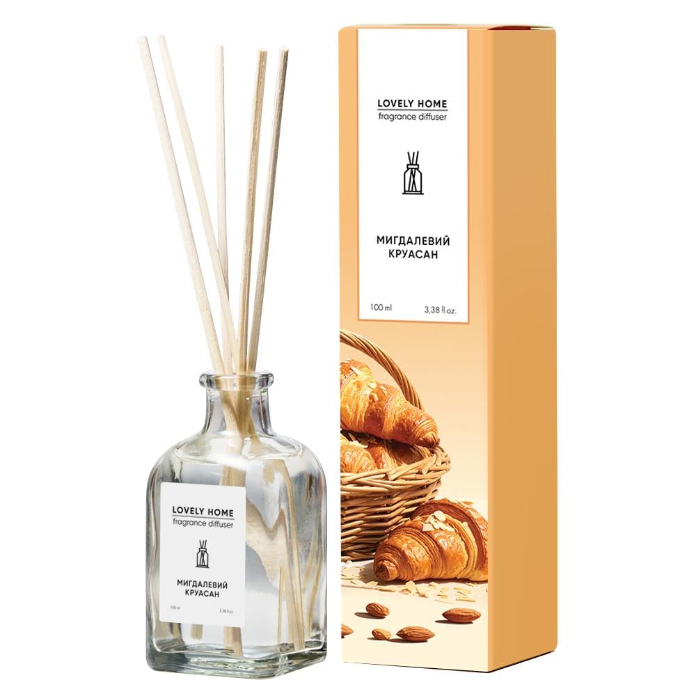 Аромадифузор Lovely Home Миндальный круассан 100 мл (AD-MC-LH)