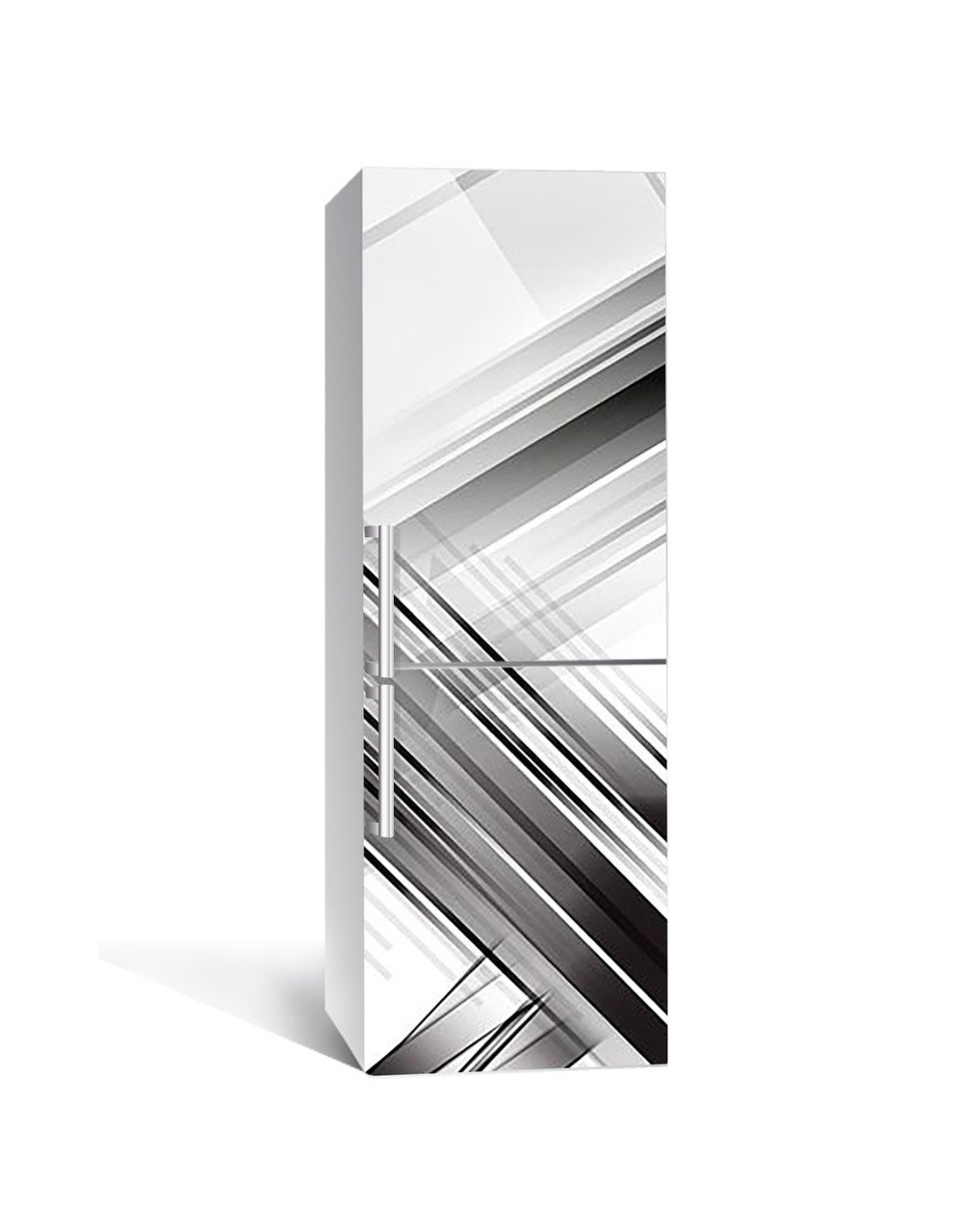 Наклейка 3D на холодильник Zatarga "Чистые окна" виниловая 650х2000 мм