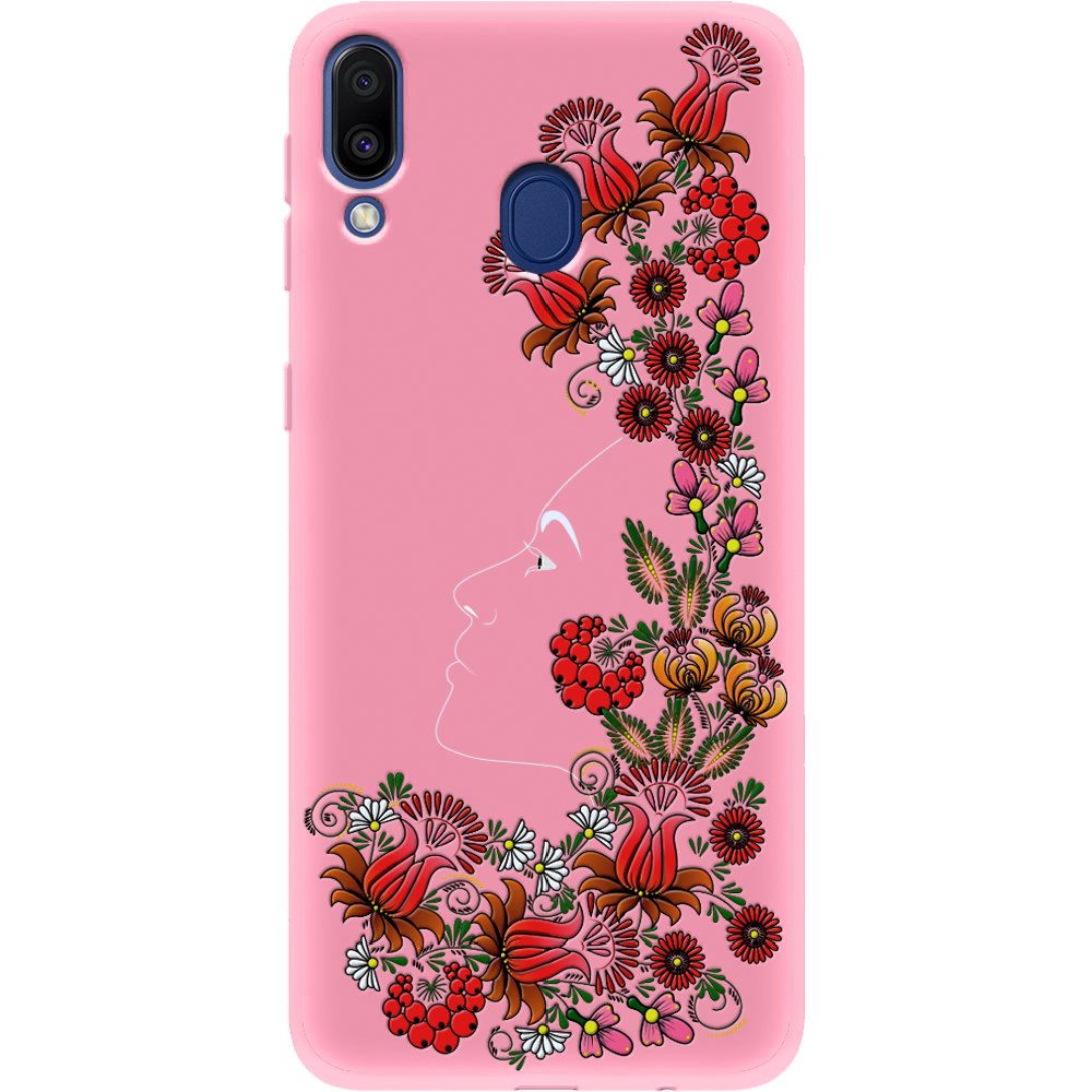 Чехол Boxface Samsung M205 Galaxy M20 3D Ukrainian Muse Розовый силикон (36205-bk64-43046)