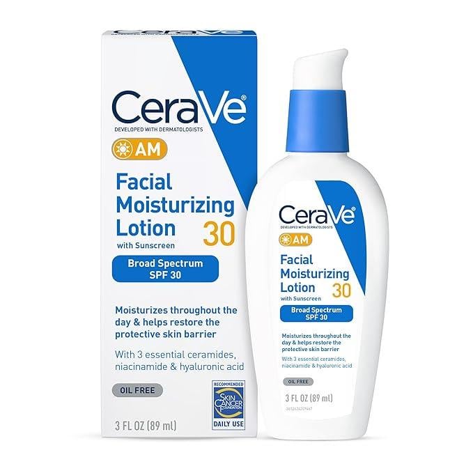 Лосьон увлажняющий для лица CeraVe AM из SPF 30