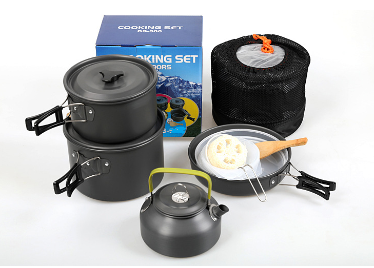 Набір туристичного посуду Halin DS-500 - фото 2 Набір туристичного посуду Halin DS-500 - фото 2