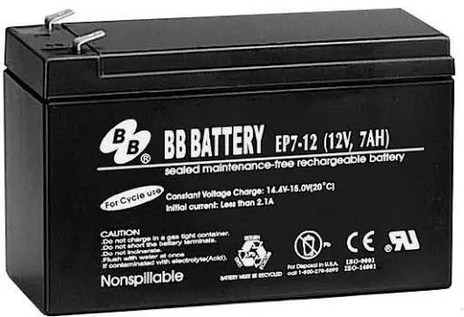 Аккумулятор гелевой кислотно-свинцовый от -200°С до +500°С 12V 7A 151х95х65 мм (opt-18433)