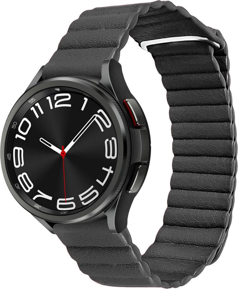 Ремешок кожаный Genis для Galaxy Watch 6 Classic 47 мм Black (39213-2B) Ремешок кожаный Genis для Galaxy Watch 6 Classic 47 мм Black (39213-2B)