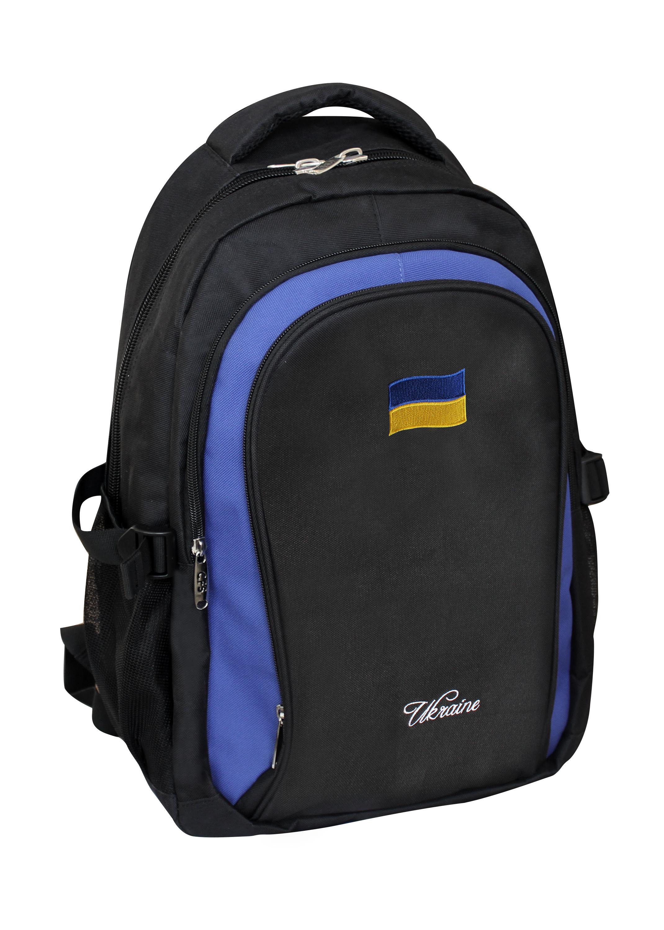 Рюкзак Cool For School National Flag 44х30х19 см 16-25 л Черный (CF85624)