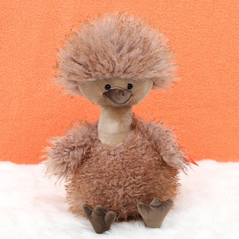 Игрушка мягконабивная Aurora страус-кудрявый 40 см Коричневый (4256/2)