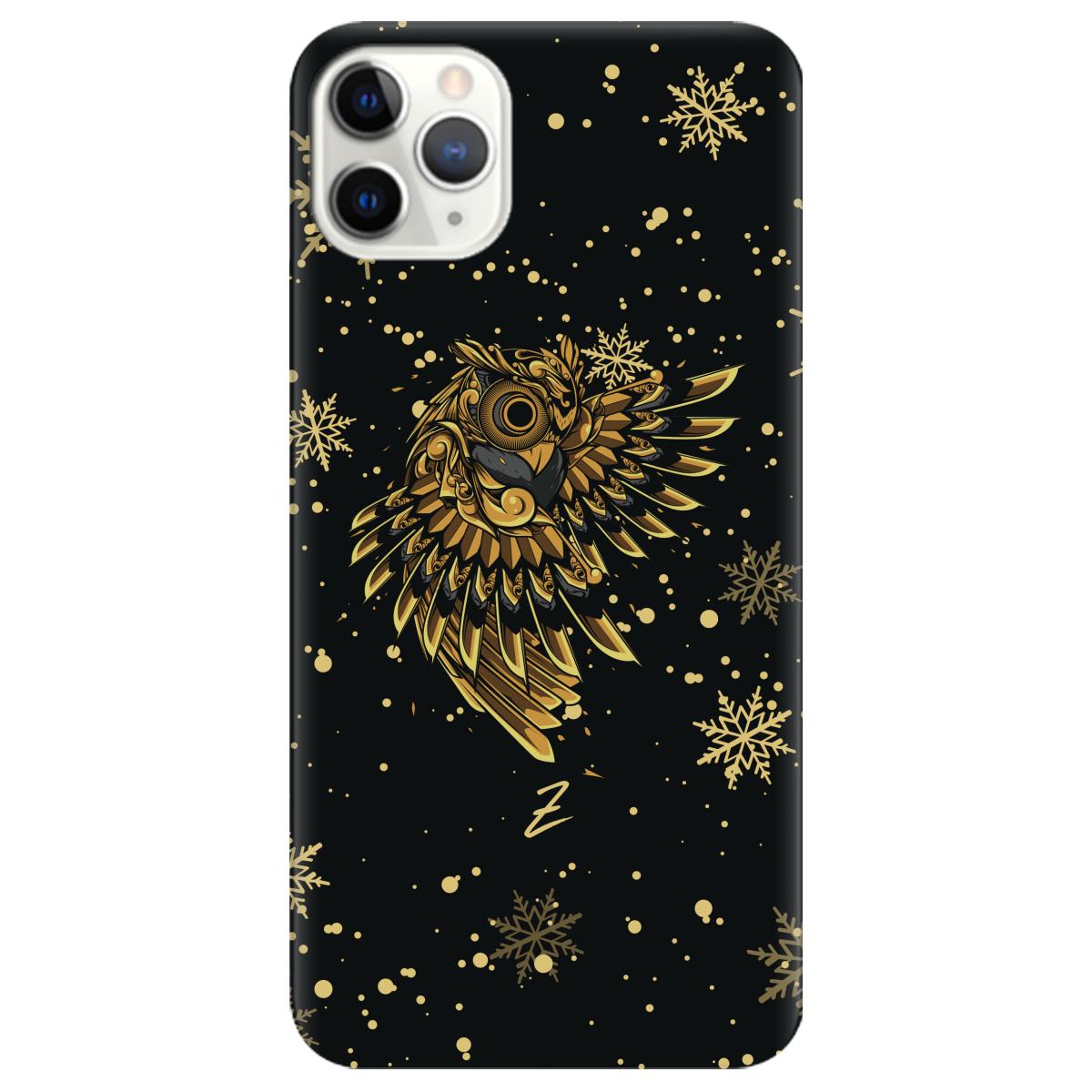 Силіконовий чохол Zorrov для Apple iPhone 11 Pro Max - Gold sova (12180040179072467)