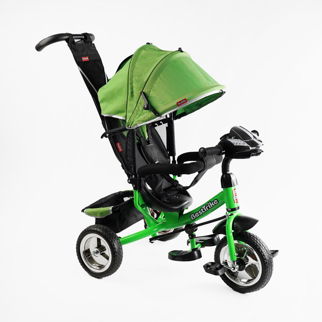 Детский велосипед трехколесный Best Trike 69-067 с музыкальной фарой Зеленый (25365218)