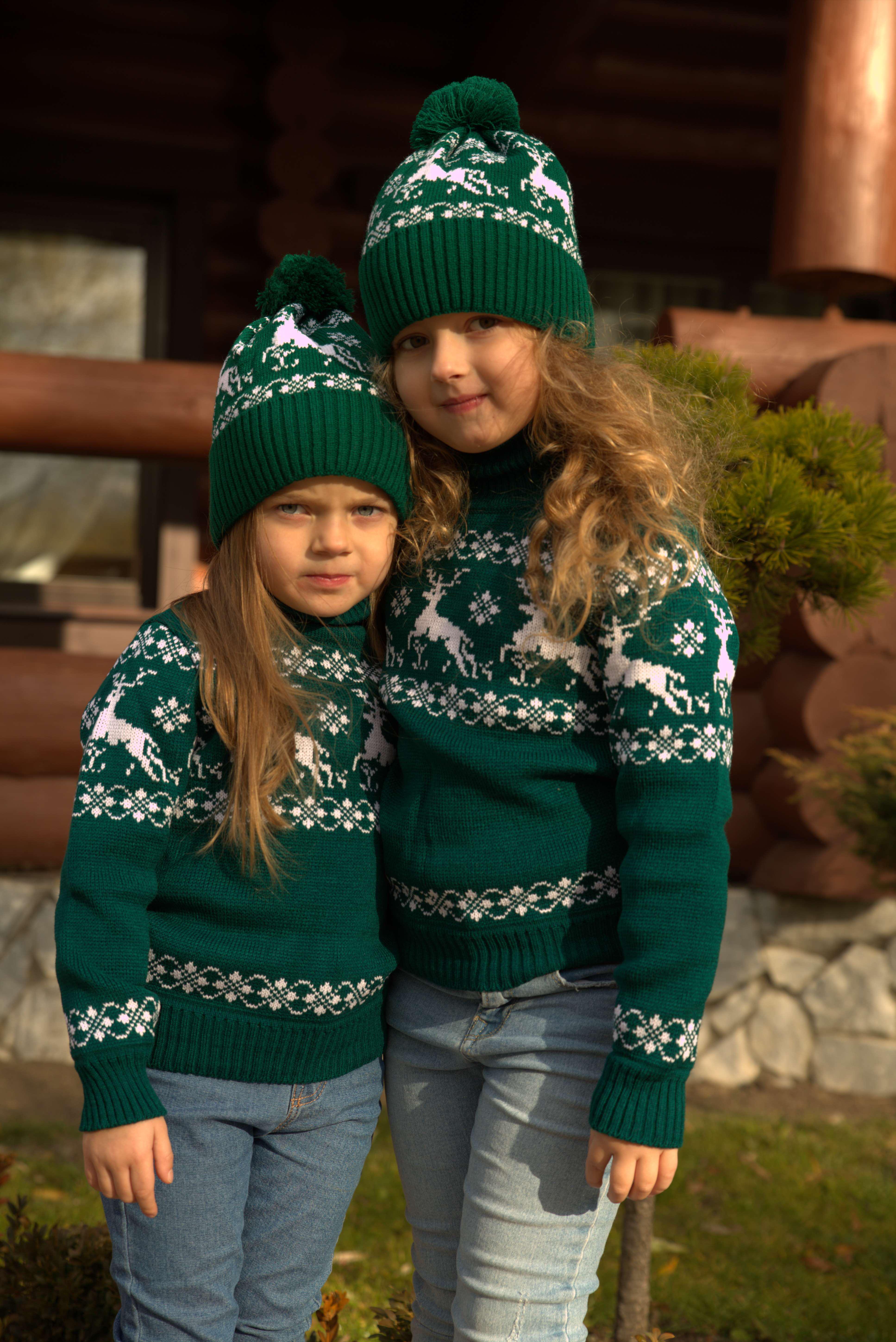 Свитер - гольф детский вязаный новогодний 146 см Зеленый - фото 5 Свитер - гольф детский вязаный новогодний 146 см Зеленый - фото 5