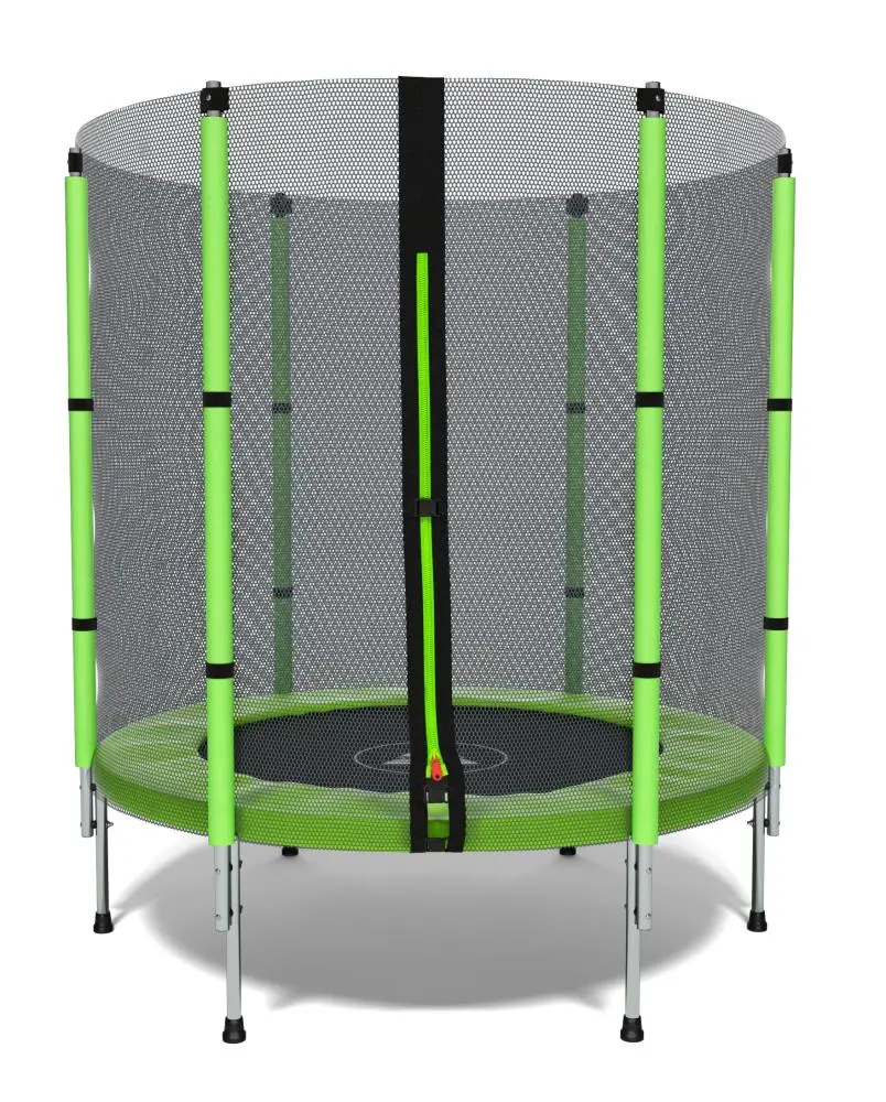 Батут дитячий кімнатний Atleto із сіткою 140 см Зелений (2320)