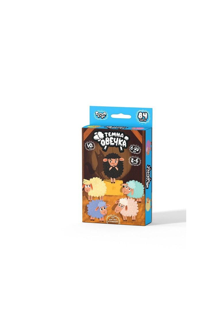 Настольная игра карточная Danko Toys ТО-01-01U Темная овечка (4823102807652) Настольная игра карточная Danko Toys ТО-01-01U Темная овечка (4823102807652)
