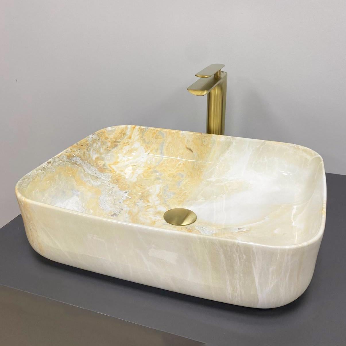 Умывальник накладной VBI PALERMO Marble Yellow (2808389582)