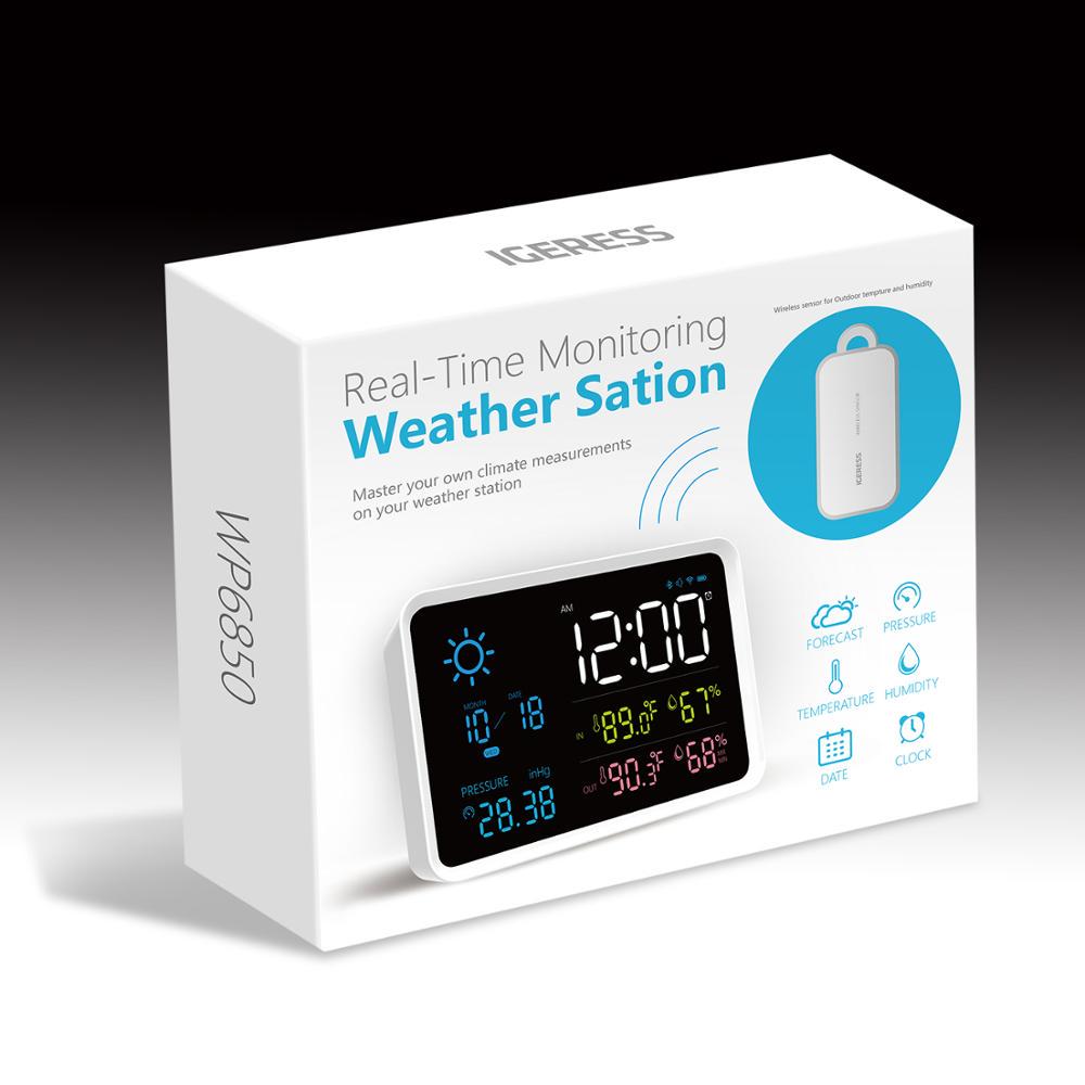 Метеостанция KKMoon weather station WP6580 Белый (1209) - фото 7