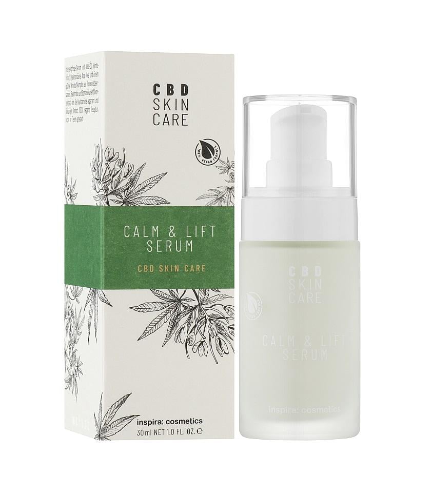 Сыворотка с маслом конопли Inspira:cosmetics Calm Lift Serum Cbd Skin Care Успокоение и лифтинг 30 мл (4251059302591) Сыворотка с маслом конопли Inspira:cosmetics Calm Lift Serum Cbd Skin Care Успокоение и лифтинг 30 мл (4251059302591)