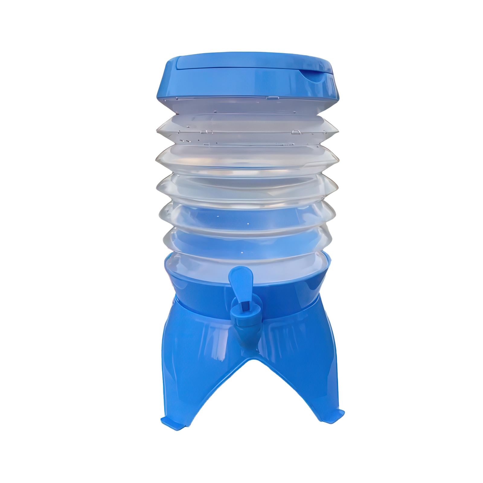 Канистра с подставкой и краном для воды/сока 3,5 л Синий