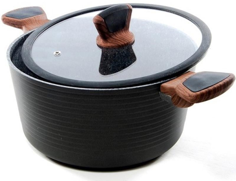 Кастрюля Fissman Diamond Grey 7,1 л - фото 1 Кастрюля Fissman Diamond Grey 7,1 л - фото 1