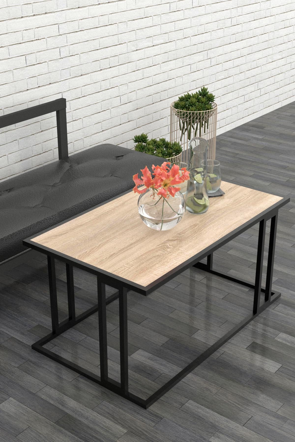 Стол журнальный EcoLoft Roma DSP-1077 в стиле лофт Дуб Сонома (27388154) Стол журнальный EcoLoft Roma DSP-1077 в стиле лофт Дуб Сонома (27388154)