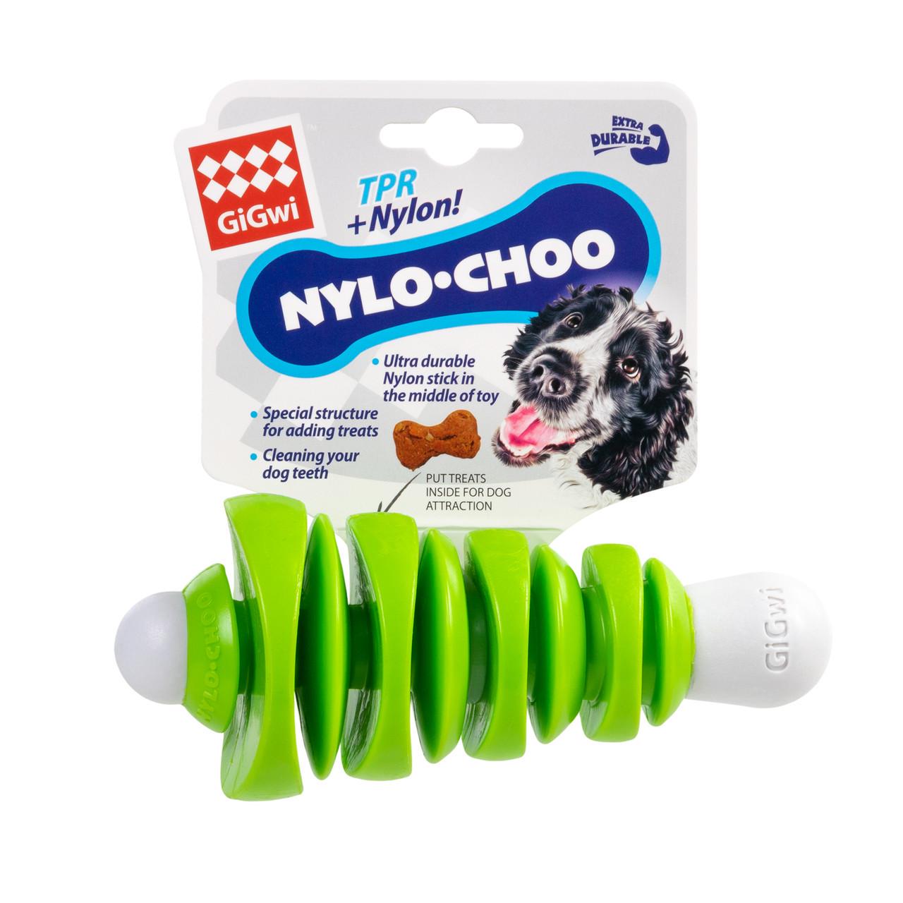 Игрушка для собак GiGwi Nylo-choo Кость Стикбон нейлон/резина 15 см (2307)