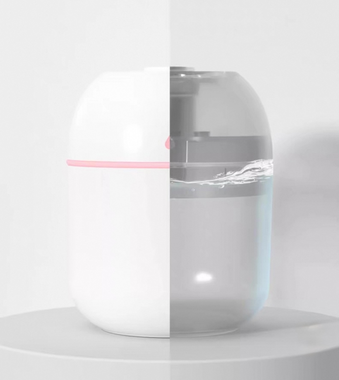 Зволожувач повітря Humidifier ультразвуковий 220 мл Білий (1402001) - фото 4 Зволожувач повітря Humidifier ультразвуковий 220 мл Білий (1402001) - фото 4