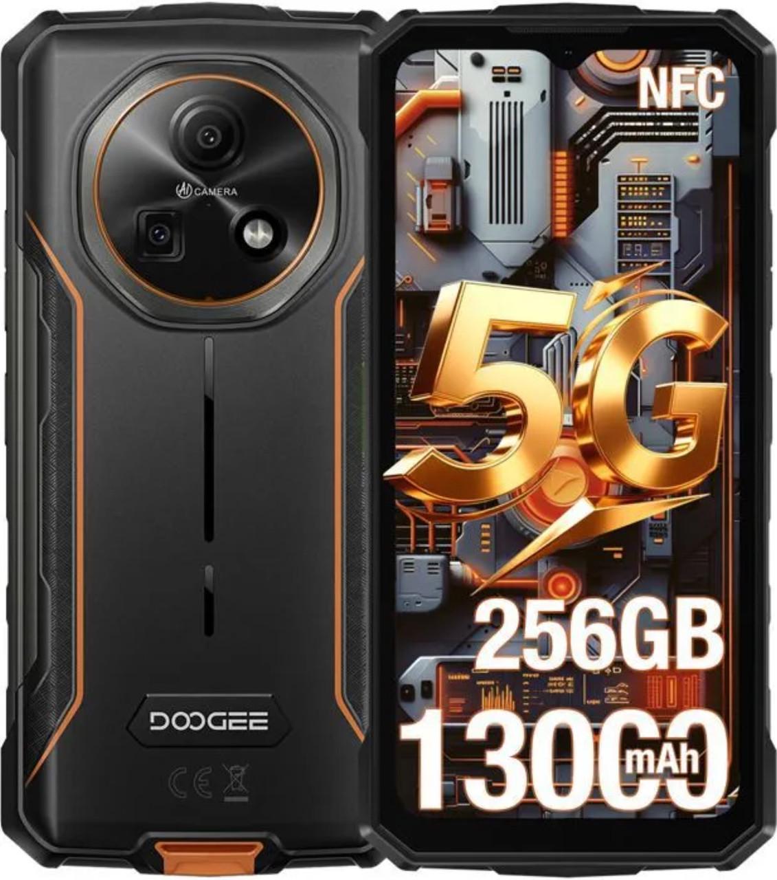 Смартфон Doogee Fire 7 5G 4/256 Гб Global Version Blaze Orange (2762305326) Смартфон Doogee Fire 7 5G 4/256 Гб Global Version Blaze Orange (2762305326)