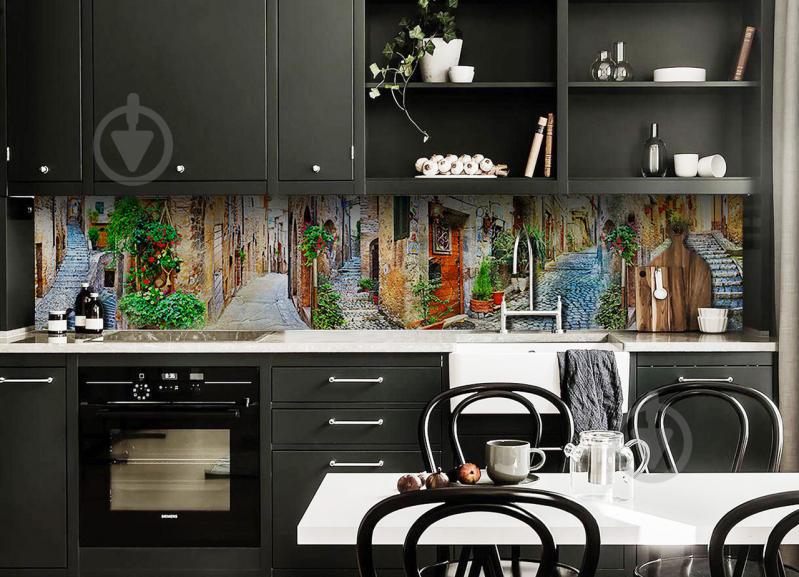 Скинали на кухню Zatarga «Каменные улицы» 600х2500 мм виниловая 3Д наклейка кухонный фартук самоклеящаяся Z180529 Скинали на кухню Zatarga «Каменные улицы» 600х2500 мм виниловая 3Д наклейка кухонный фартук самоклеящаяся Z180529