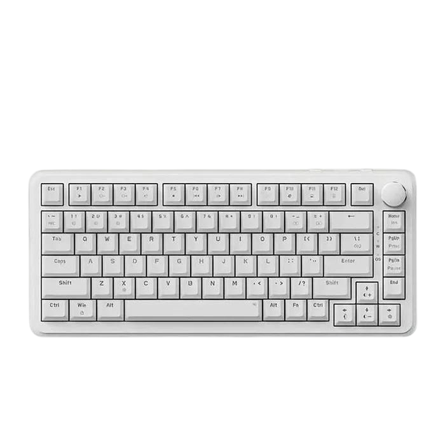 Клавиатура игровая Ajazz AK820 MAX HE магнитная проводная механическая с RGB подсветкой Magnetic Switch White