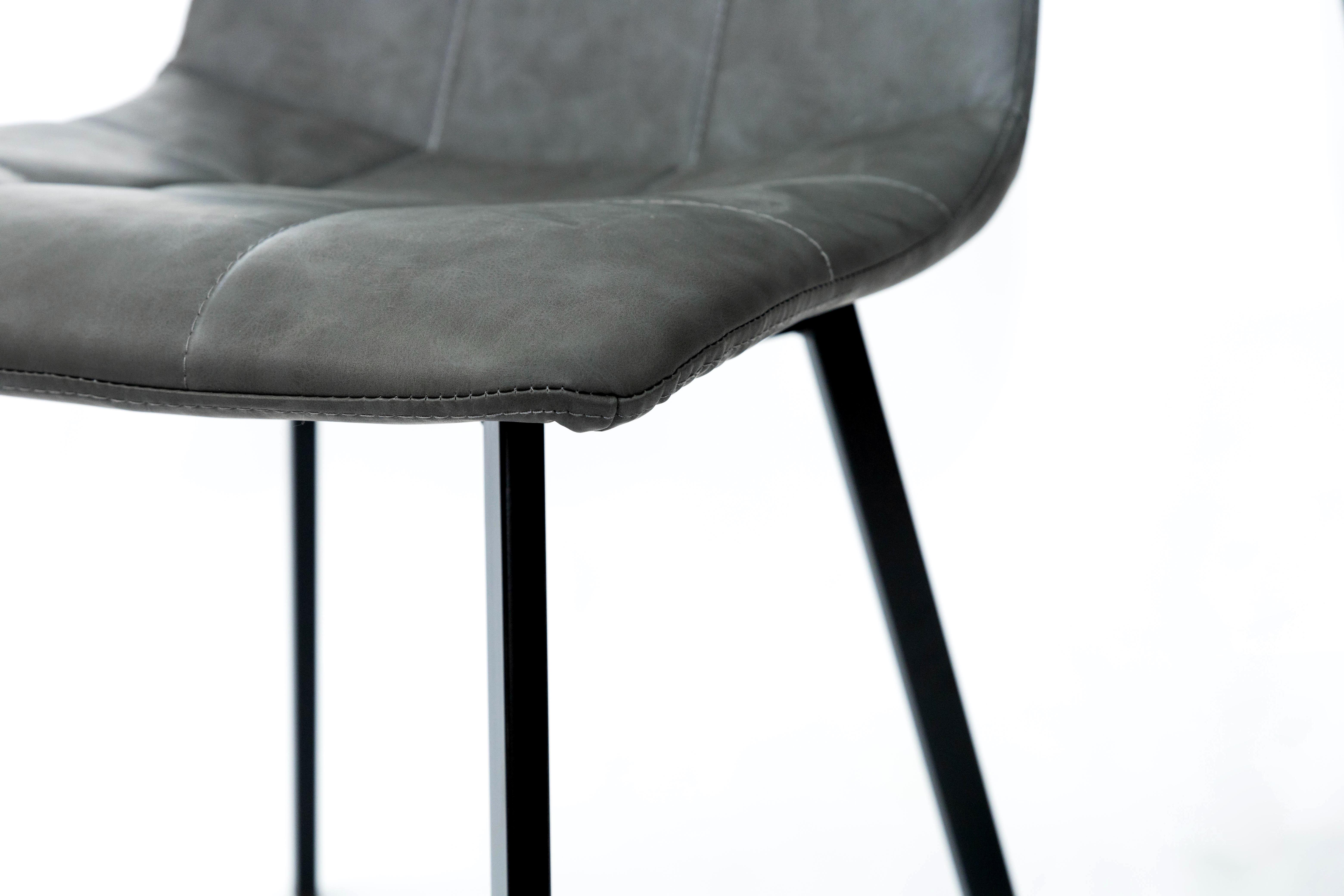 Стілець для кухні та вітальні ГРЕЙС Чілі квадрат 440х890х460 мм Чорний/Антрацит (GAА0052359) - фото 7 Стілець для кухні та вітальні ГРЕЙС Чілі квадрат 440х890х460 мм Чорний/Антрацит (GAА0052359) - фото 7