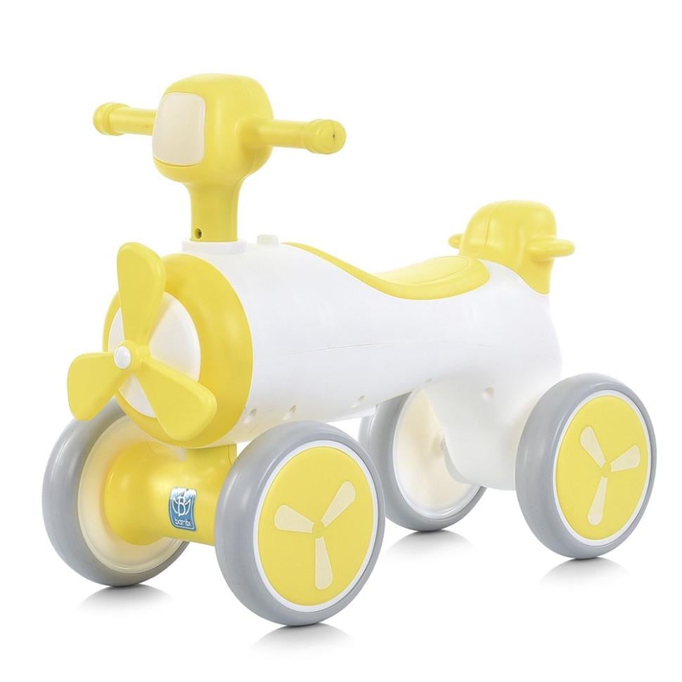 Толокар детские Bambi с родительской ручкой и отделением для вещей 65 см Хаки (DK-170-K-131)