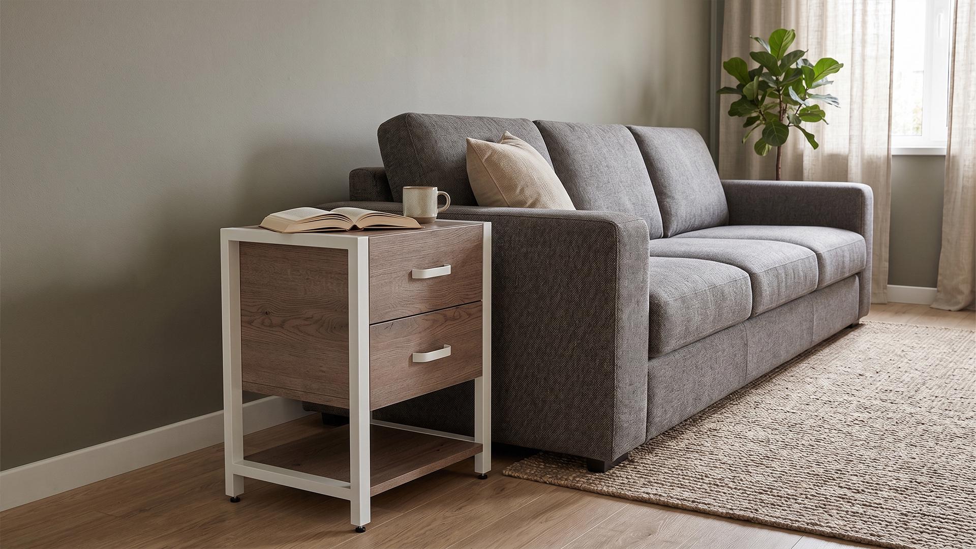 Тумба универсальная Ferrum-decor Вивьен ДСП 16 мм 2/1 50x41x40 белый/Дуб Кремона Канолло (FRD-107794) Тумба универсальная Ferrum-decor Вивьен ДСП 16 мм 2/1 50x41x40 белый/Дуб Кремона Канолло (FRD-107794)