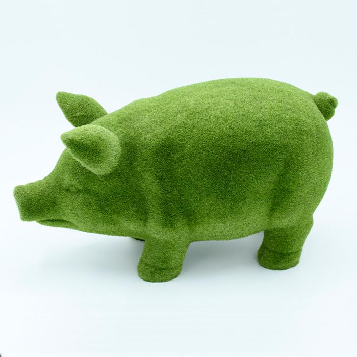 Садова фігура Engard Green pig 35х15х18 см (PG-01) - фото 3