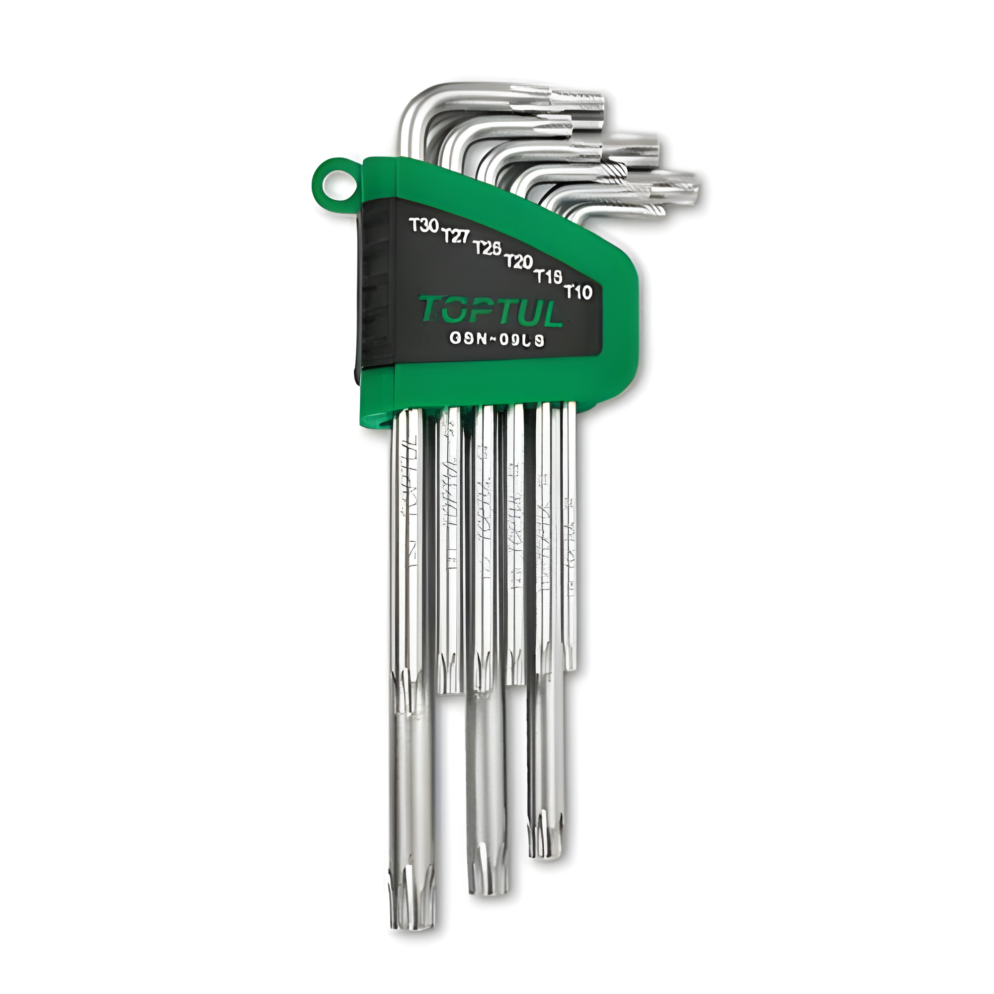 Набор ключей Г-образных TORX длинных Toptul GSN-09LS 9 ед T10-T50 Хром (147-112-GSN-09LS)