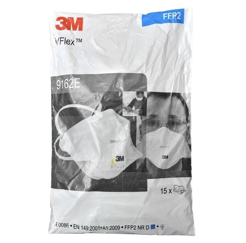 Респиратор 3M с клапаном выдоха Cool Flow 30 шт. (9162)