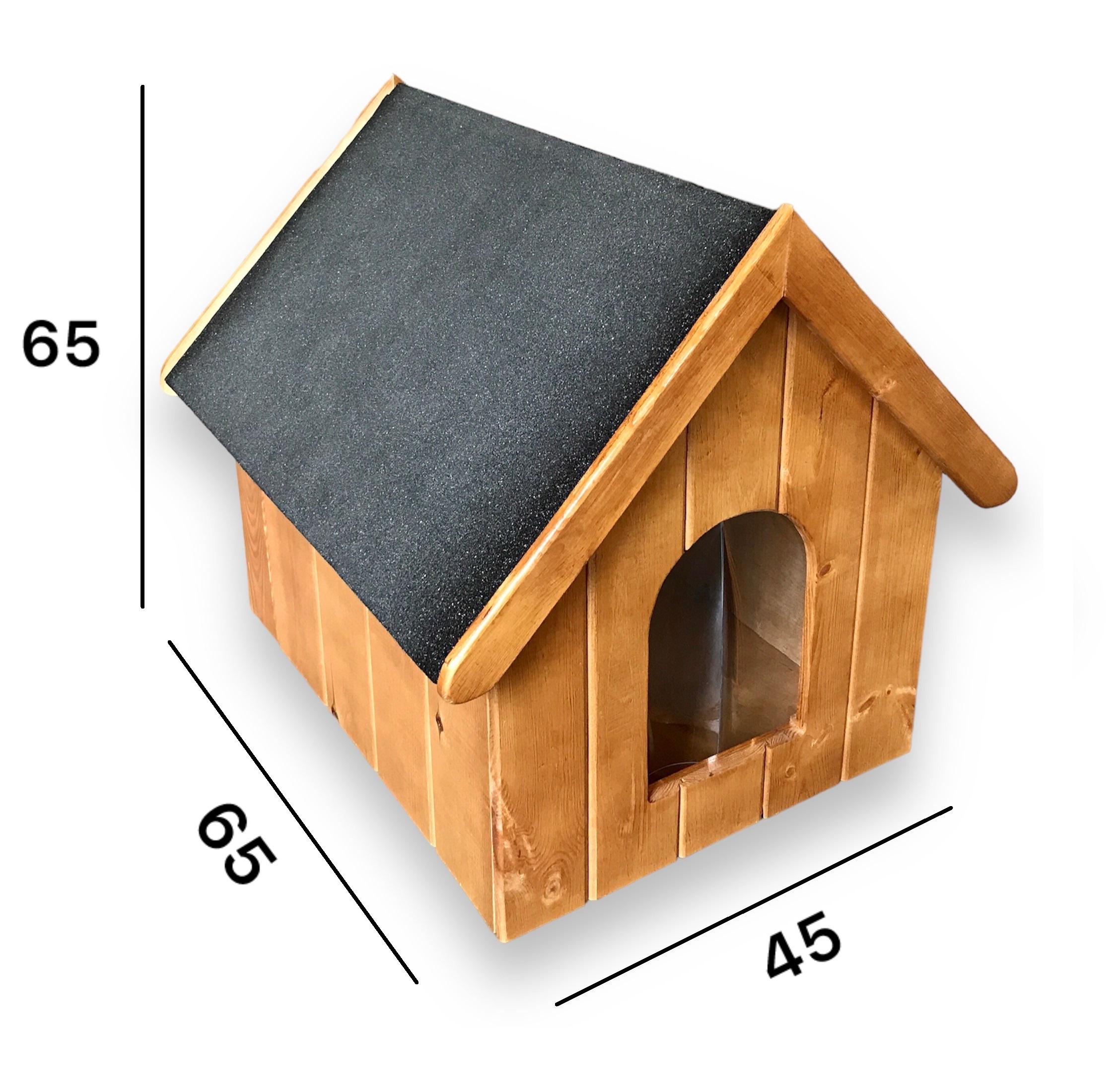 Будка для собаки Боніта комфорт фарбована утеплена 45х65х65 см (25207860) - фото 3 Будка для собаки Боніта комфорт фарбована утеплена 45х65х65 см (25207860) - фото 3