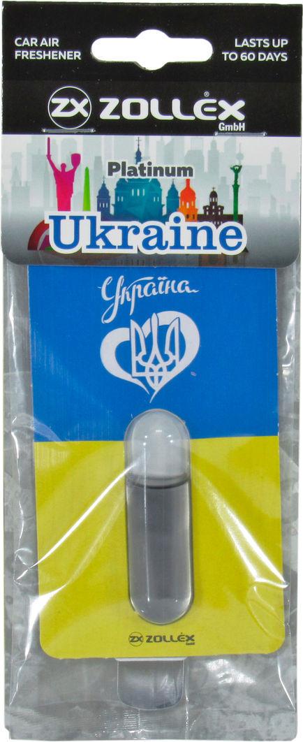 Ароматизатор для авто Zollex Ukraine Platinum рідкий 5 мл (0307952)