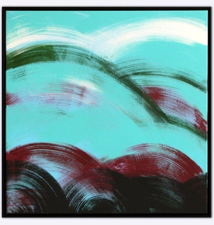 Картина на холсте ArtSale Абстракция 100х100 см RA0030