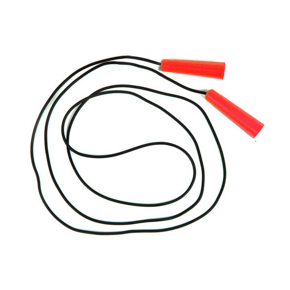 Скакалка для разминки 225 см Красный (2662574673)