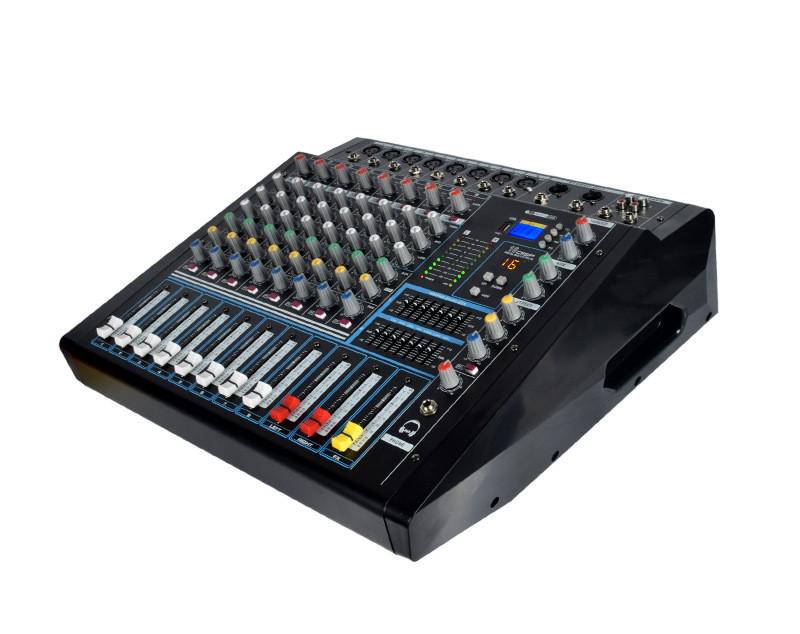 Мікшерний пульт активний 2х1600 Вт 8-канальний USB Bluetooth (0021) - фото 3