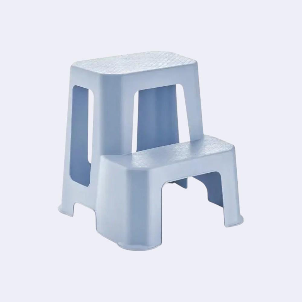 Табурет-сходинка Sakarya Plastik HERCULES TWO STEP TALL STOOL Блакитний (16647)