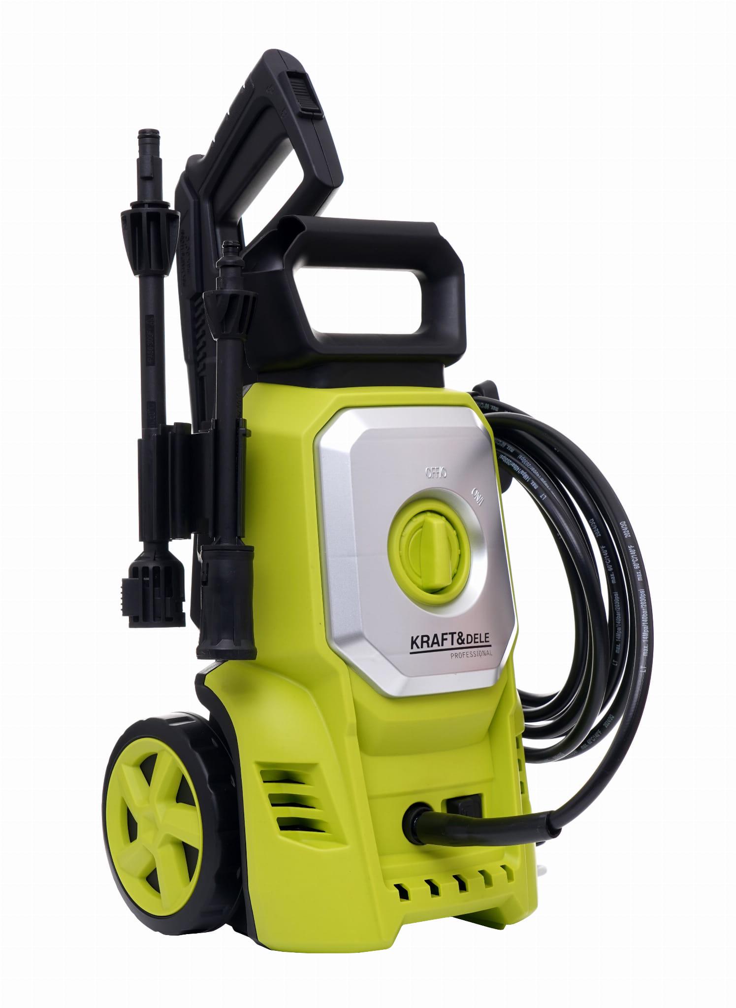 Мойка высокого давления Kraft&Dele KD667 250 бар 2500W для мойки автомобилей/фасадов/террас/садовой мебели - фото 2