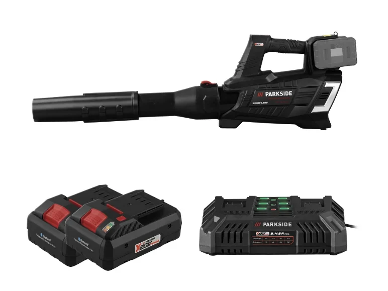 Воздуховод аккумуляторный PARKSIDE Performance PPTLBA 40-Li C3 и 2x Smart 4 Ah (2812795449) Воздуховод аккумуляторный PARKSIDE Performance PPTLBA 40-Li C3 и 2x Smart 4 Ah (2812795449)