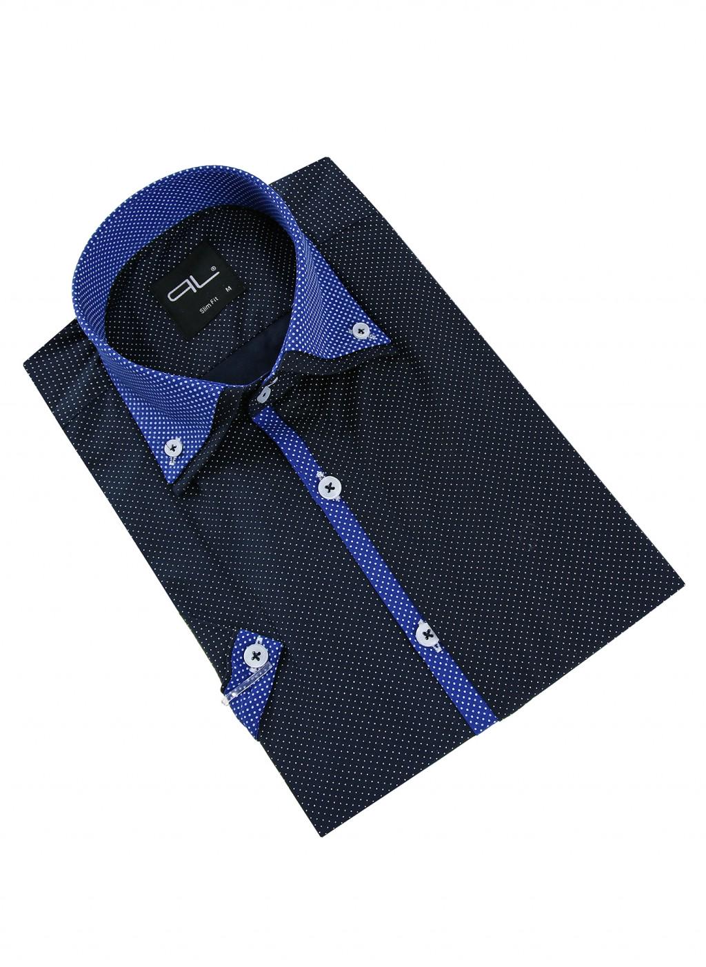 Рубашка мужская Pako Lorente P2M-1X-043-G S Темно-синий