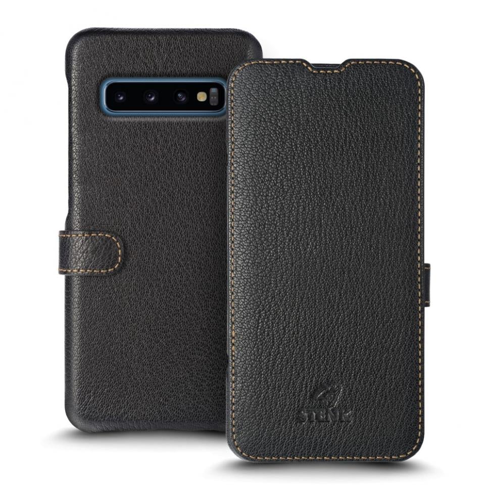 Чехол книжка Stenk Premium для Samsung Galaxy S10 Черный (69867)