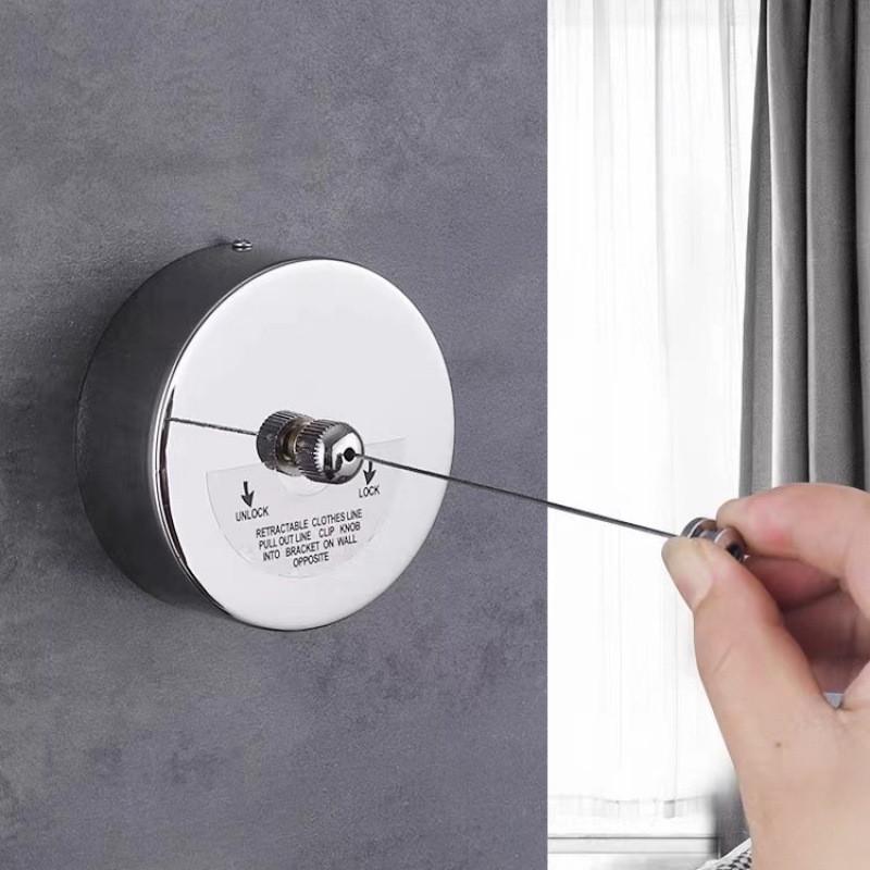 Веревка-трос бельевая Daxini DS-38 Steel вытяжная 3,8 м Хром (2855) - фото 2