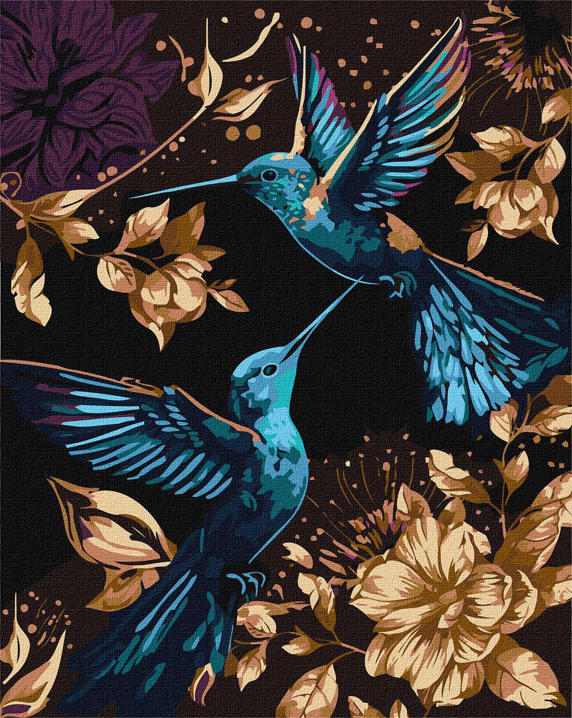 Картина по номерам Идейка Танец в воздухе с красками металлик extra 40x50 см (KHO6592)