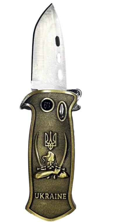 Газова запальничка з ножем турбо полум'я Козак №4585-2 (17550)