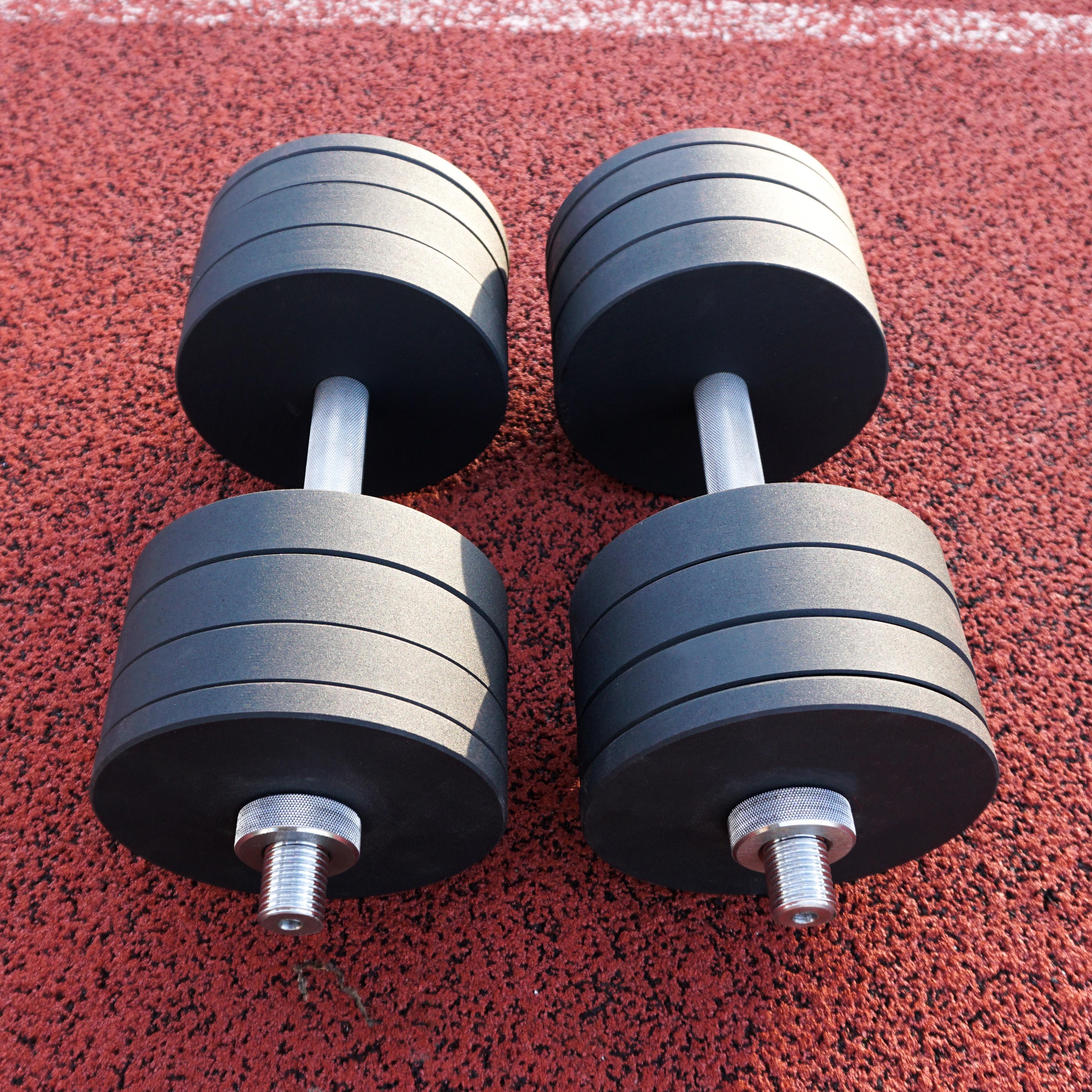 Гантелі набірні ТокГанМал-00234 металеві з покриттям 68 кг - фото 2