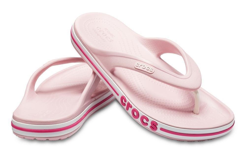 Вьетнамки Crocs Bayaband Flip M5W7 р. 37 24 см Petal Pink (205393) - фото 5 Вьетнамки Crocs Bayaband Flip M5W7 р. 37 24 см Petal Pink (205393) - фото 5