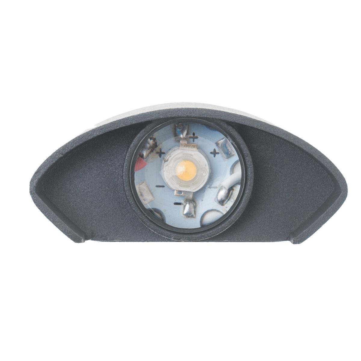 Подсветка LED фасадная Brille IP54 AL-264/2х1 W - фото 2